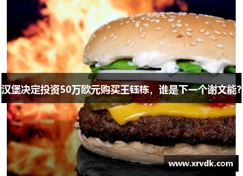 汉堡决定投资50万欧元购买王钰栋，谁是下一个谢文能？